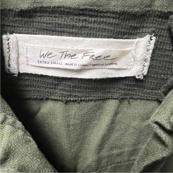 We The Free Dylan High Low Peplum Snap Top Shacket XS Oversized Worn Twice - Picture 4 of 8